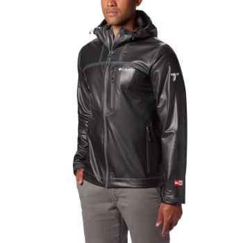 Columbia OutDry Ex Stretch Hooded Shell, Chamarras Negros Para Hombre | 127508-OMX